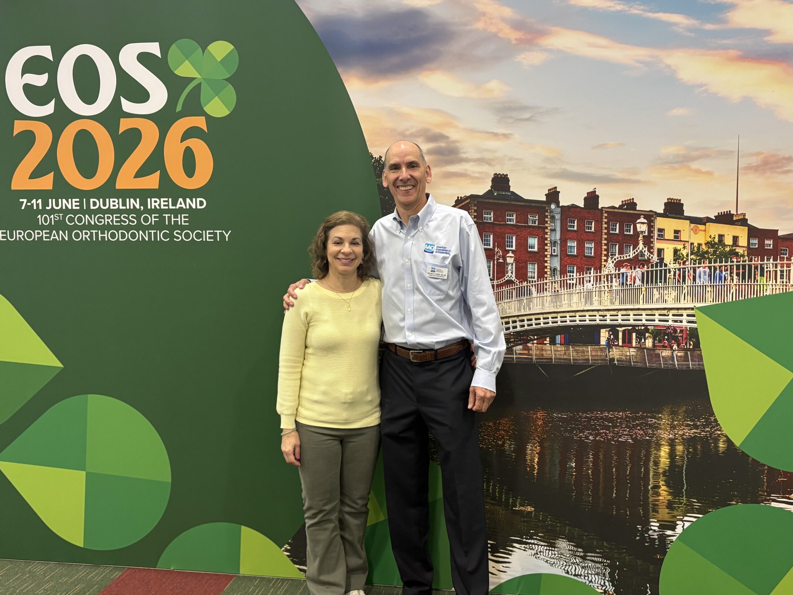 Mike Durbin & Renee Pappas Attend the European Orthodontic Society’s Annual Conference
